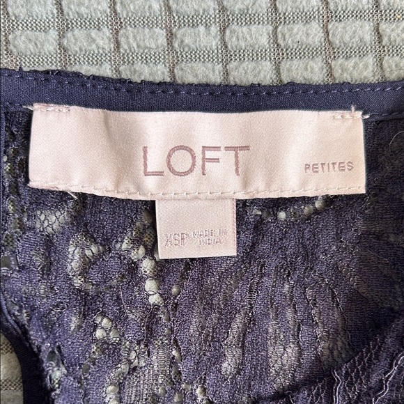 Navy Lace Women's Top - Picture 6 of 8